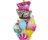 Фонтан из шаров Happy Birthday / Фольгированный шар «Торт полосатый», 101 см – 1 шт. Фольгированный шар «Искрящееся мороженое», 105 см – 1 шт. Фольгированный шар 