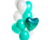 Букет из шаров Тиффани / Фольгированный шар мятный, 45 см – 1 шт. Латексный шар мятный, 30 см – 5 шт. Латексный шар белый, 30 см – 5 шт.