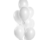 Букет из латексных белых шаров / Латексный шар белый, 30 см — 10 шт.